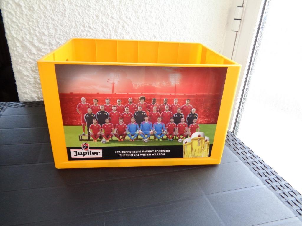 Casier vide Jupiler diables rouge. Rare., Enlèvement ou Envoi, Comme neuf, Autres types