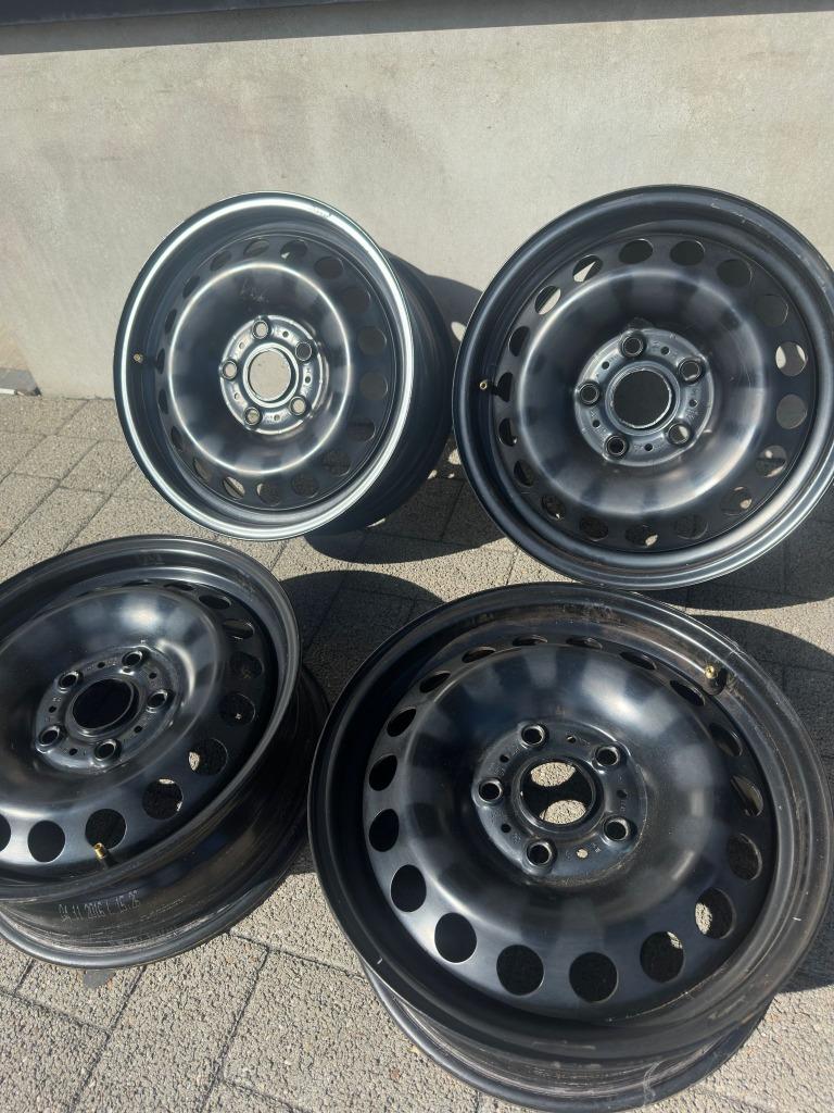 5x112 Te koop: 15inch ” stalen ideaal voor winter, Enlèvement, Utilisé, Audi