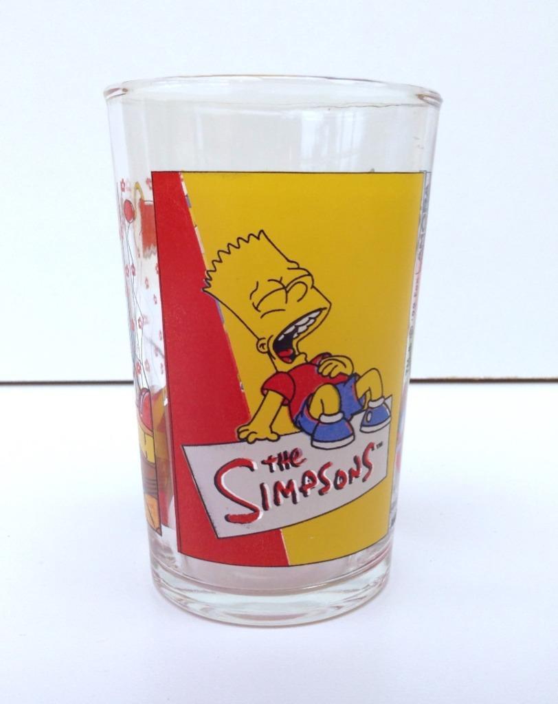 Vintage The Simpsons family Amora glas 1999, Verzamelen, Film en Tv, Zo goed als nieuw, Tv, Gebruiksvoorwerp, Ophalen of Verzenden
