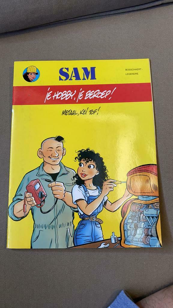 Bosschaert reclamestrip Sam metaal, kei tof sc1995, Ophalen of Verzenden, Zo goed als nieuw