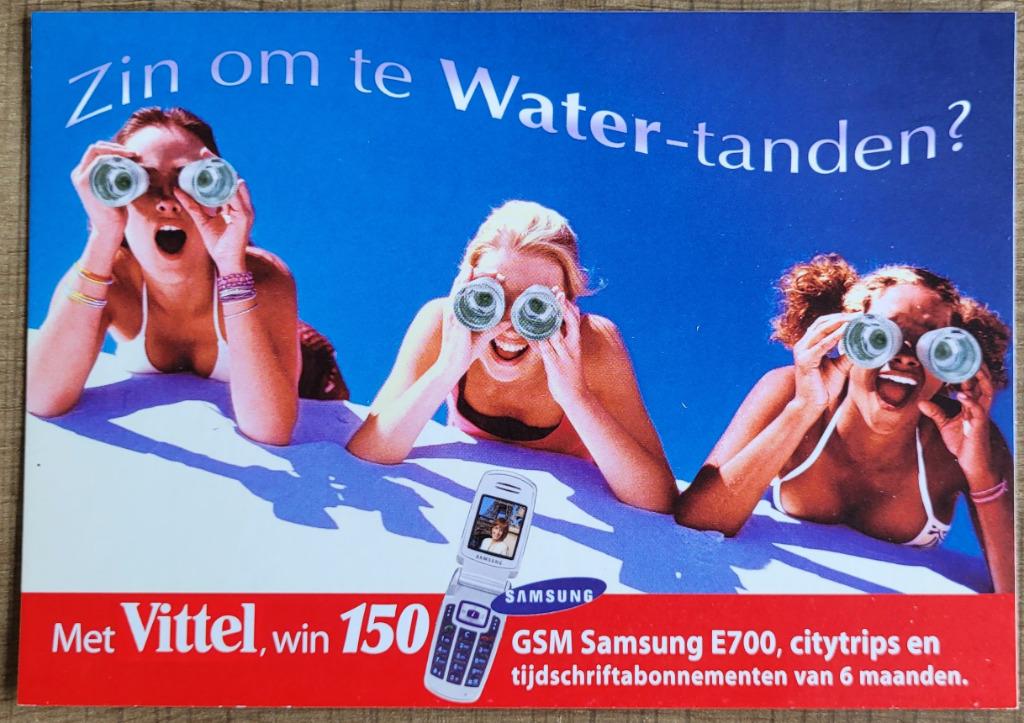 Reclamekaart: Vittel, Enlèvement ou Envoi, Comme neuf, Autres types