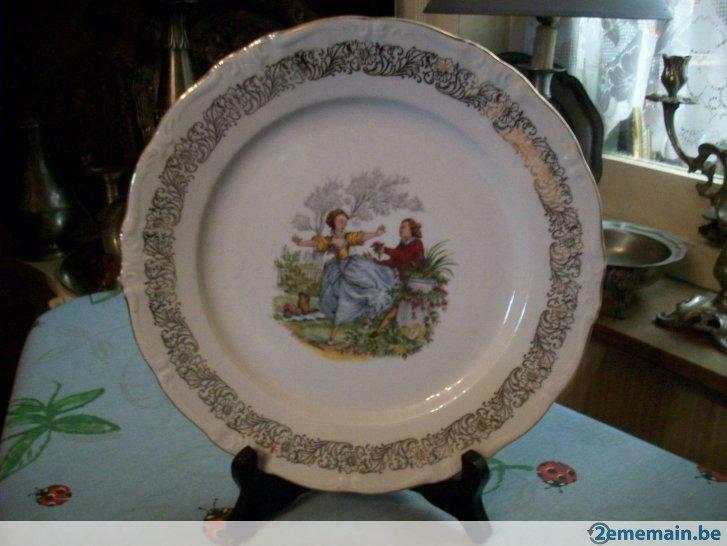 assiette décorative  en porcelaine BAVARIA, Enlèvement ou Envoi, Utilisé