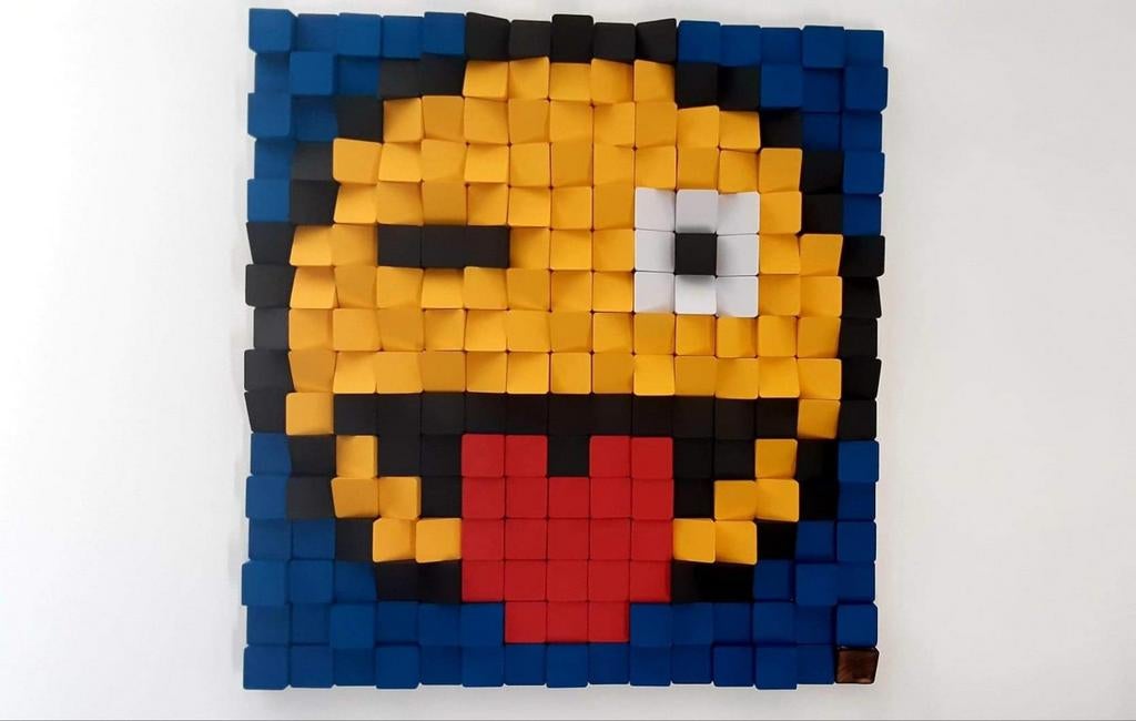 3D wood art, Wall art, kunstwerk hout , schilderij, Antiek en Kunst, Ophalen