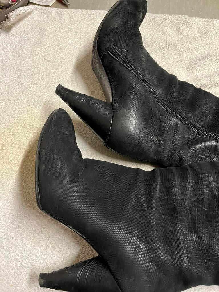 Maison Martin Margiela laarzen, Hoge laarzen, Zwart, Ophalen of Verzenden, Gedragen