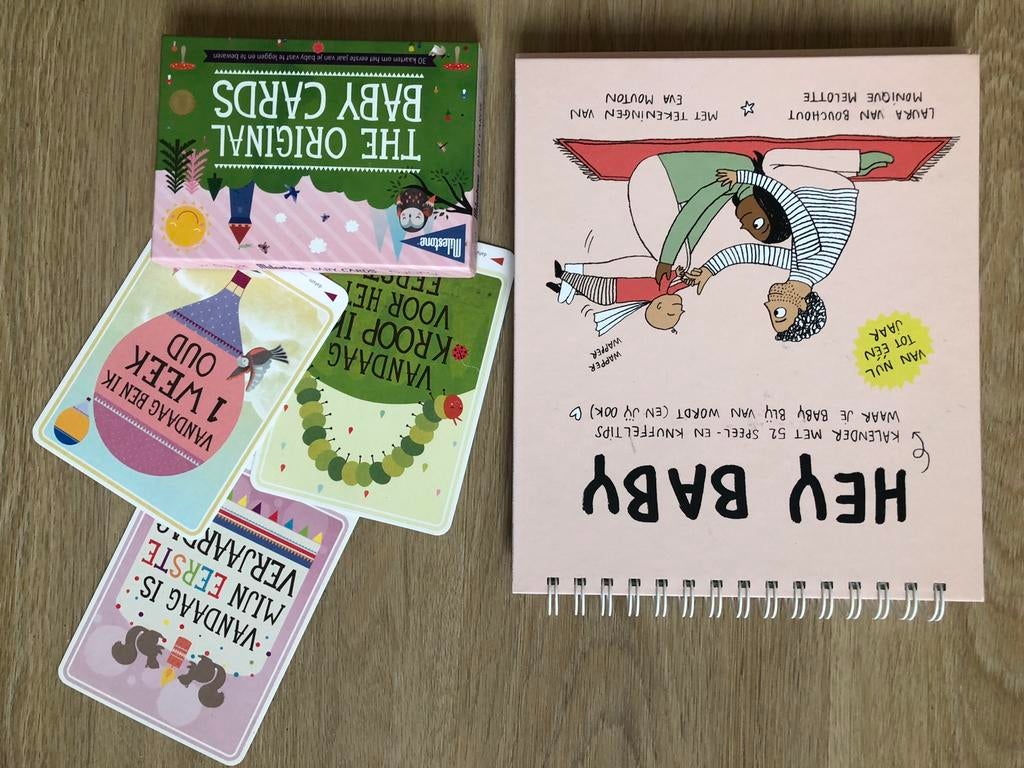Babykalender Hey Baby en Mijlpijlkaartjes, Boeken, Ophalen of Verzenden, Nieuw