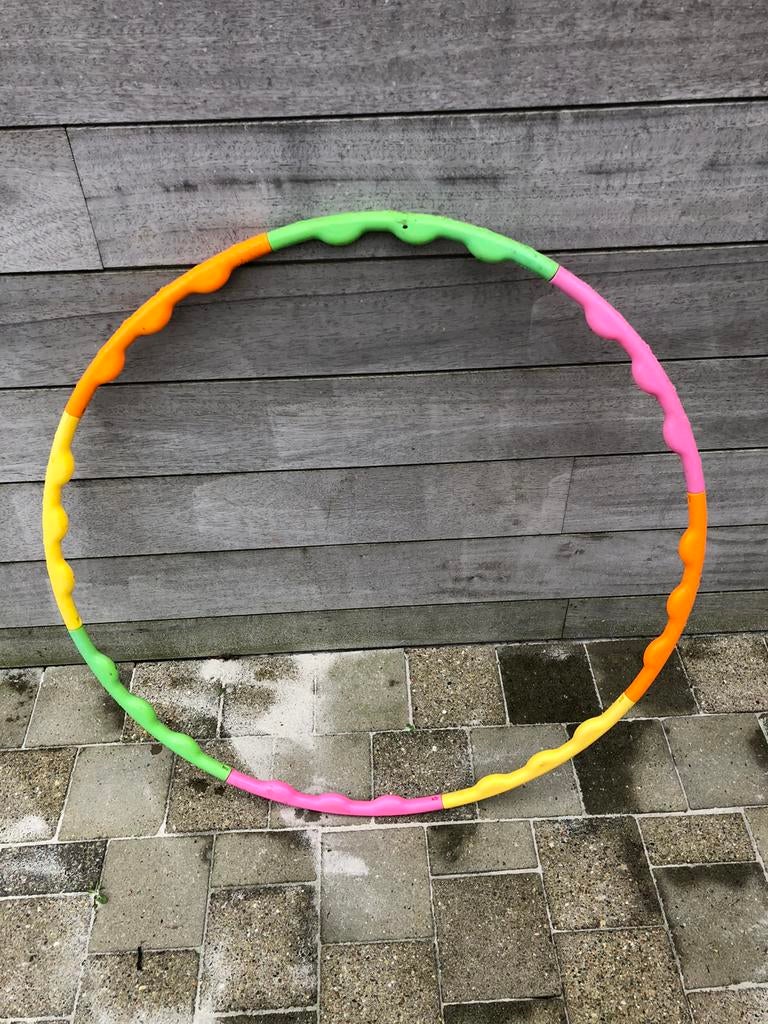 Hoelahoep Playfun 4 kleuren 80cm, Sport en Fitness, Ophalen, Zo goed als nieuw, Buik, Buikspierwiel