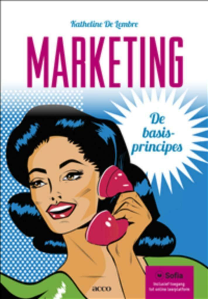 Marketing De basisprincipes, Boeken, Ophalen of Verzenden, Nieuw, Hogeschool, Acco