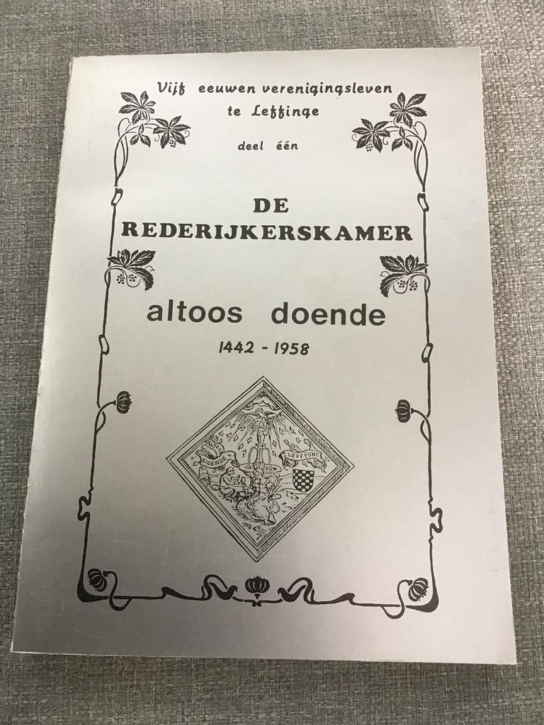 Altoos doende 1442-1958 Leffinge, Boeken, Ophalen of Verzenden, Zo goed als nieuw