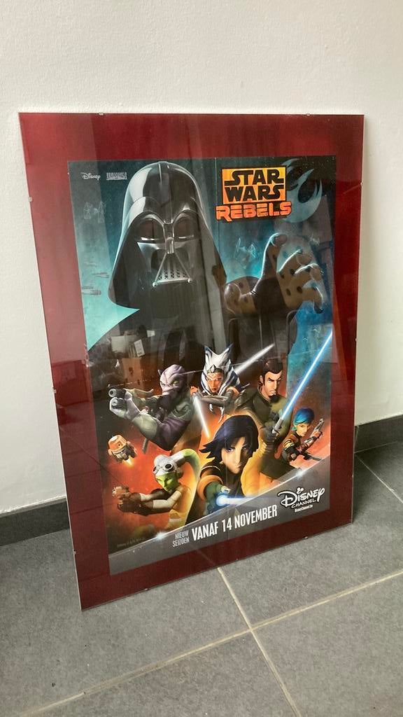 Star Wars Rebels poster - ingekaderd, Verzamelen, Ophalen, Zo goed als nieuw