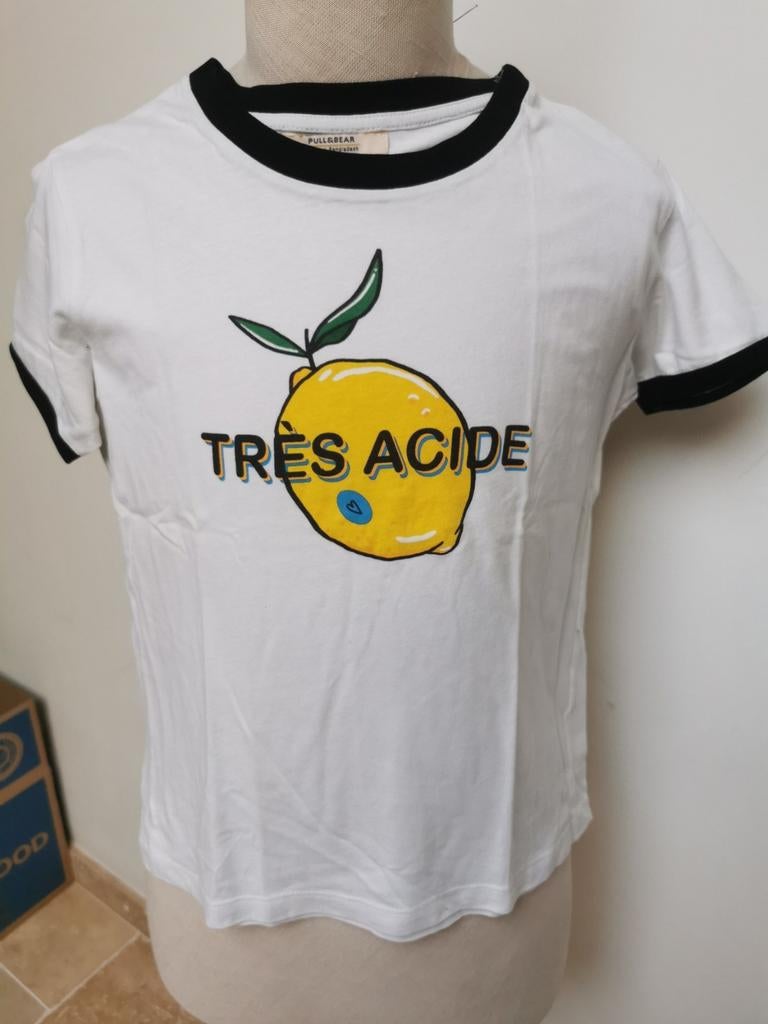 Magnifique t-shirt Pull & Bear, Enlèvement ou Envoi, Comme neuf, Taille 36 (S)