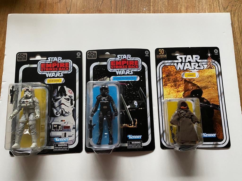 Star Wars - Figurines Black Series - Emballage vintage, Ophalen of Verzenden, Zo goed als nieuw