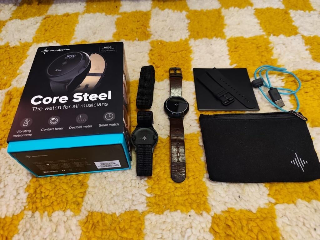 Soundbrenner Core Steel - Smartwatch voor muzikanten!, Ophalen, Gebruikt