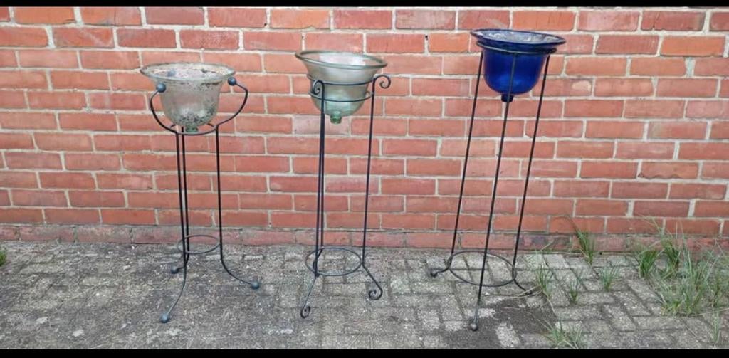 Stolpen voor planten, Ophalen