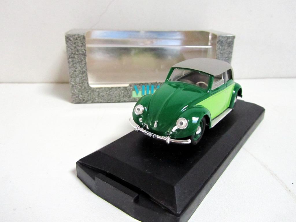 Volkswagen Kever1949 Gesloten Cabriolet (1:43) Vitesse 411, Ophalen of Verzenden, Zo goed als nieuw, Auto, Overige merken