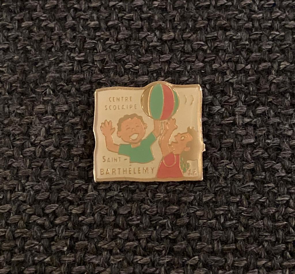 PIN - CENTRE SCOLAIRE - SAINT-BARTHELEMY - LIÈGE - LUIK, Collections, Broches, Pins & Badges, Envoi, Utilisé, Autres sujets/thèmes