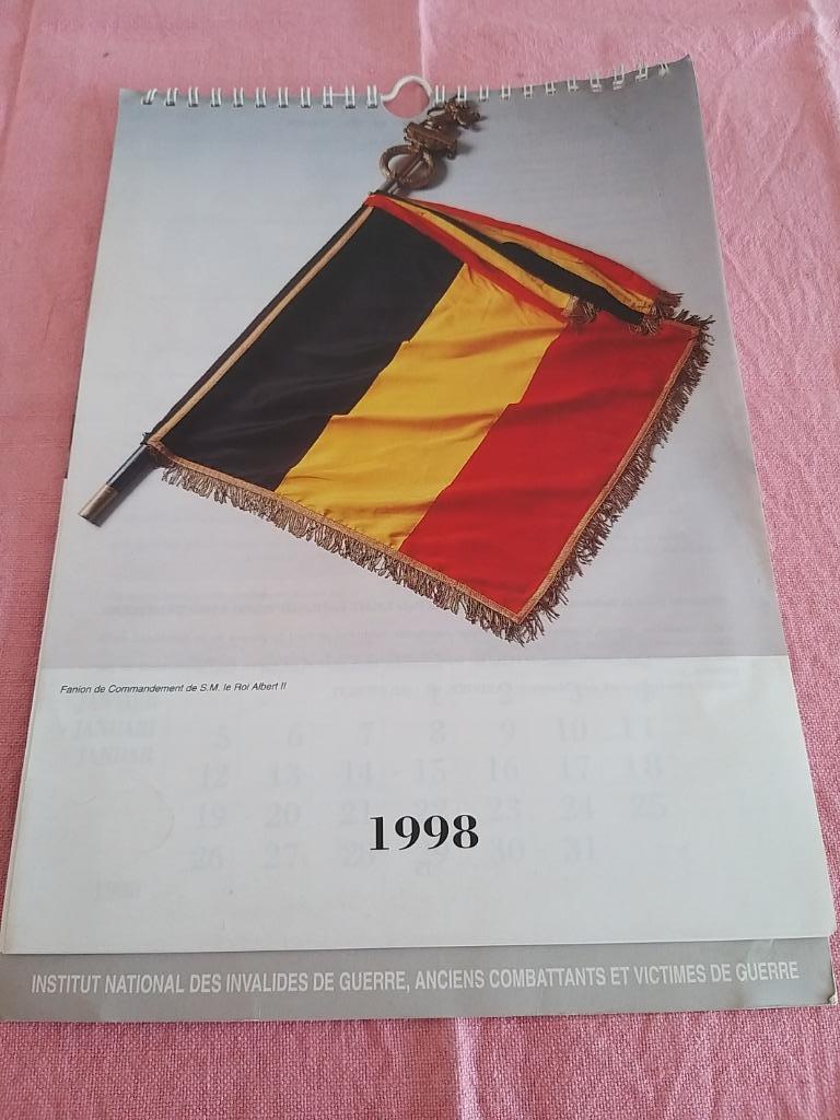 Calendrier 1998 Institut national des invalides de guerre, Enlèvement ou Envoi, Utilisé, Général