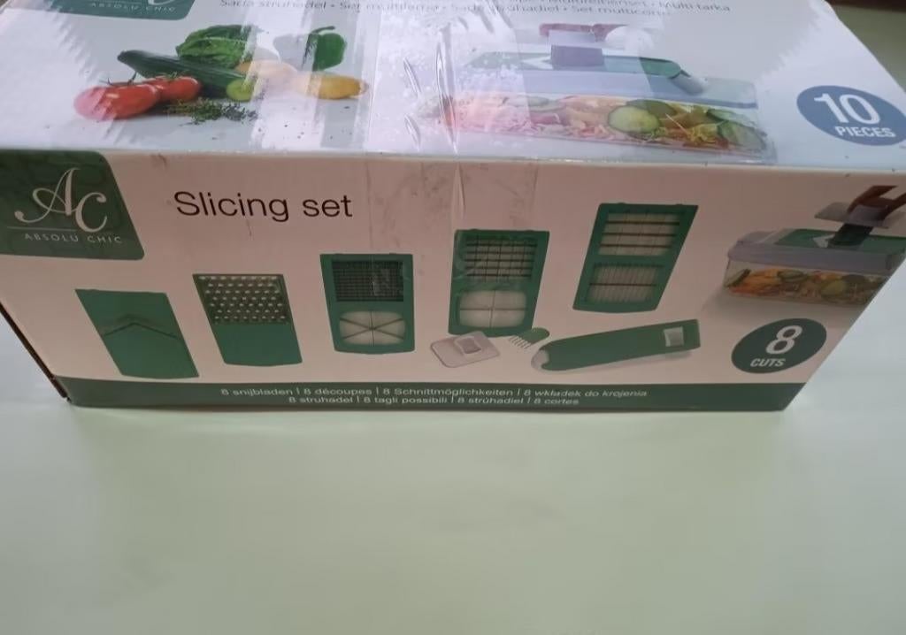 mandoline nieuw (verpakking), Ophalen
