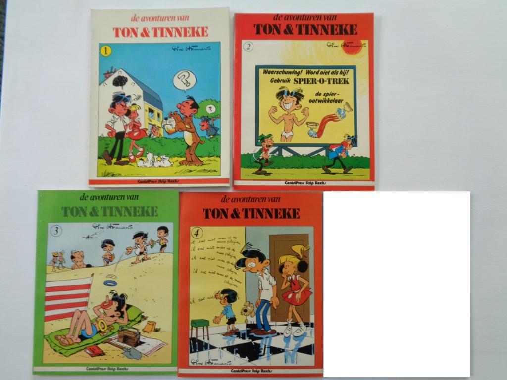 Ton en Tinneke -album 1-4 (Centripress)- 1e dr. '79/'81, Boeken, Ophalen of Verzenden