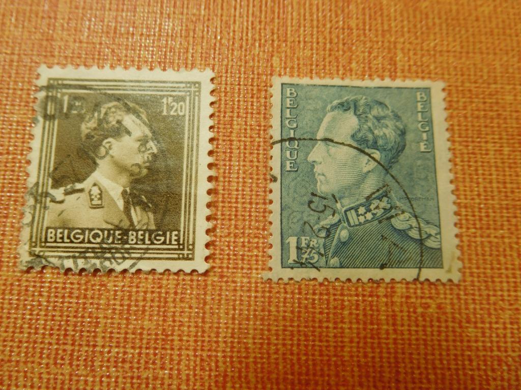 Koning Leopold III-postzegels, Postzegels en Munten, Postzegels | Europa | België, Ophalen of Verzenden, Gestempeld
