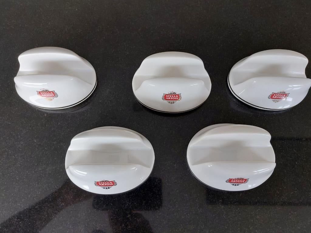 Porte-cartes à bière en porcelaine Stella Artois., Enlèvement ou Envoi
