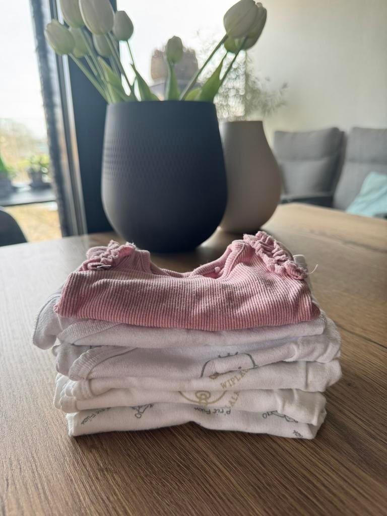 Body pour bébé 4x Wiplala,1x Petit Filou,1xName It pink m62, Enlèvement ou Envoi, Utilisé, Fille