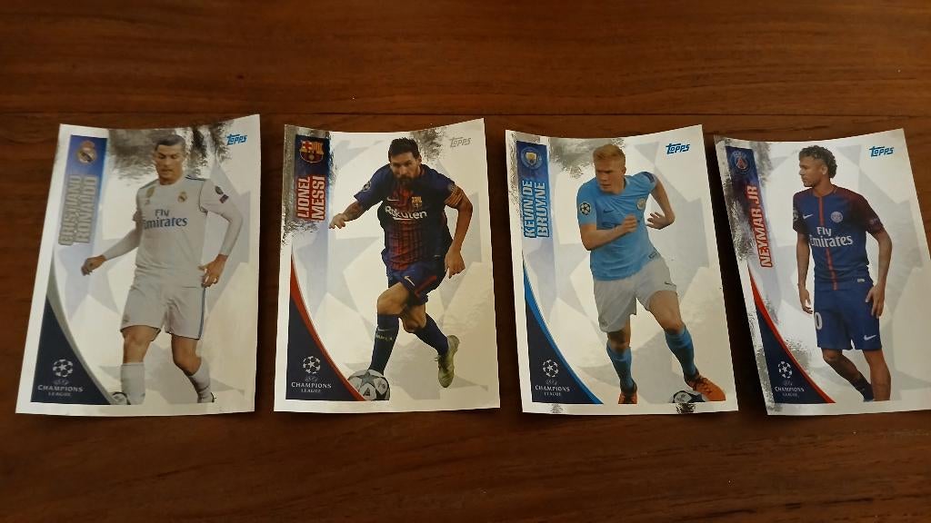 4 grote stickers Champions League 2017 star, Ophalen of Verzenden, Nieuw, Meerdere stickers