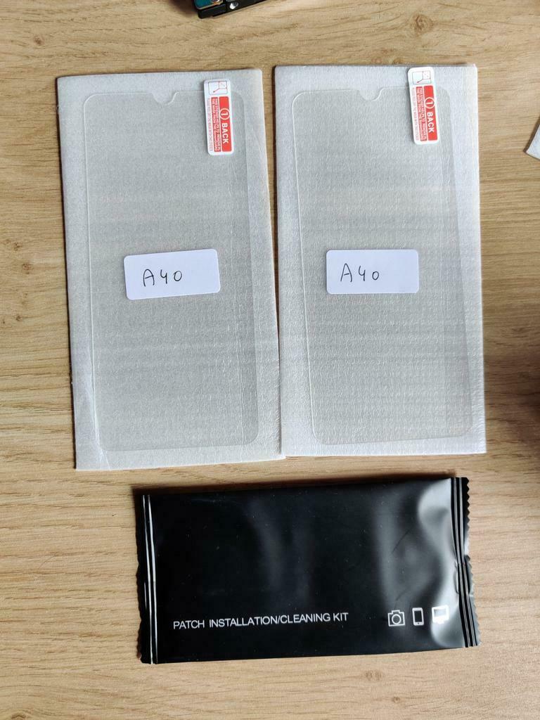 Verre trempé Samsung A40, Télécoms, Enlèvement ou Envoi, Neuf, Autres modèles, Façade ou Cover