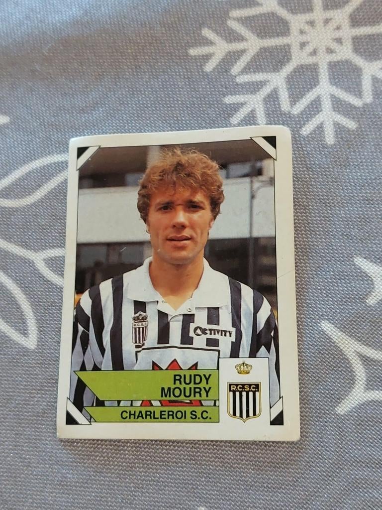 Panini/Sticker/Rudy Moury/Charleroi S.C./Football 95, Collections, Enlèvement ou Envoi, Affiche, Image ou Autocollant