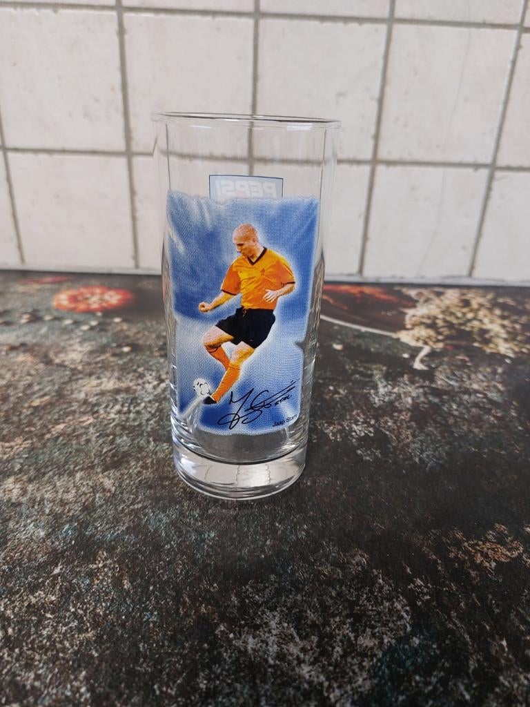 Verzamel glas PepsiCo Jaap Stam, Ophalen of Verzenden, Zo goed als nieuw, Frisdrankglas