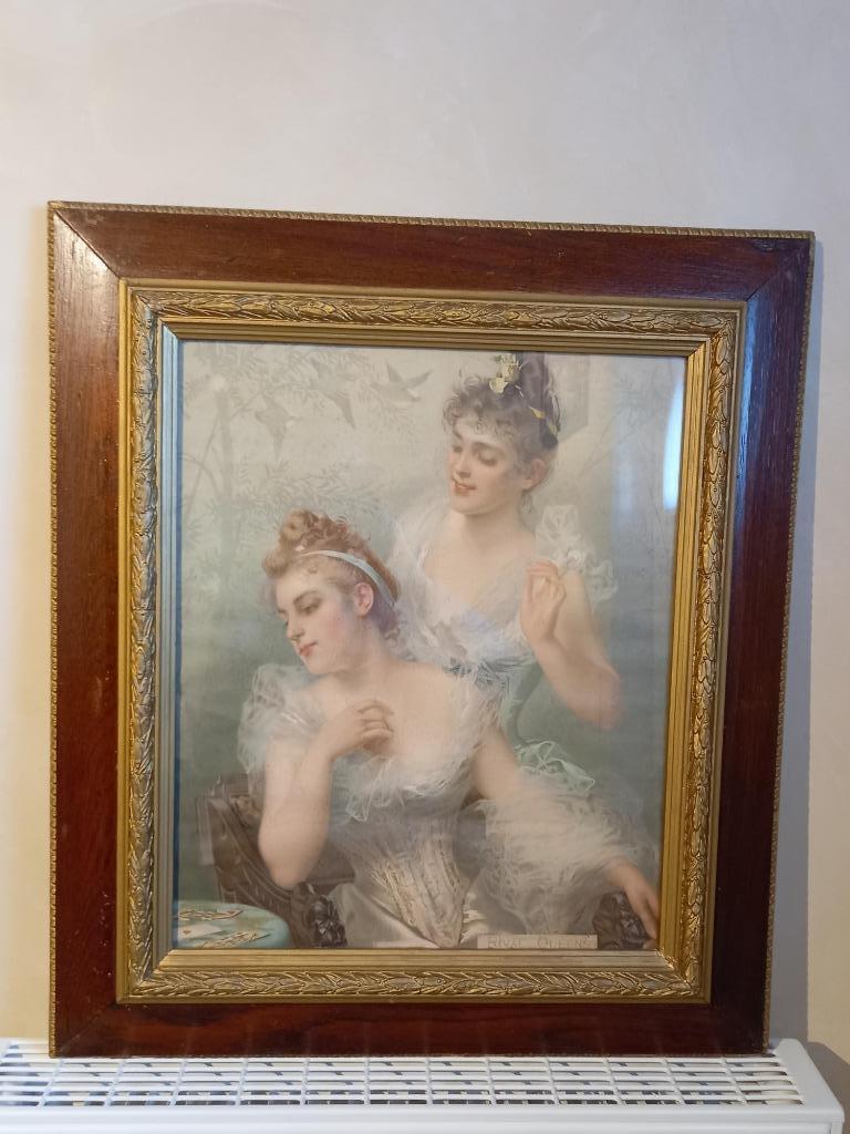 BELLE ESTAMPE ANCIENNE A VENDRE, Gravure, Enlèvement, Utilisé, 1940 à 1960