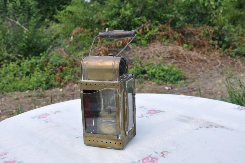 (d)§  lampe de chemin de fer en cuivre, Enlèvement ou Envoi, Utilisé, Train, Autres types