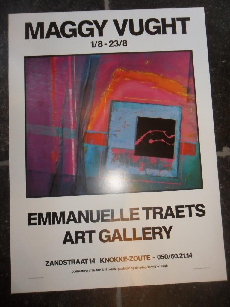 Affiche van Maggy Vught (Leuven 1949), Verzamelen, Posters, Ophalen of Verzenden