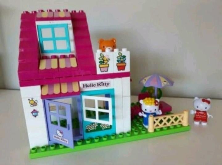 Duplo hello Kitty huis, Kinderen en Baby's, Ophalen, Zo goed als nieuw