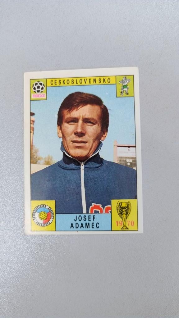 Panini Mexico 70: Ceskoslovensko - Jozef Adamec., Ophalen of Verzenden, Zo goed als nieuw