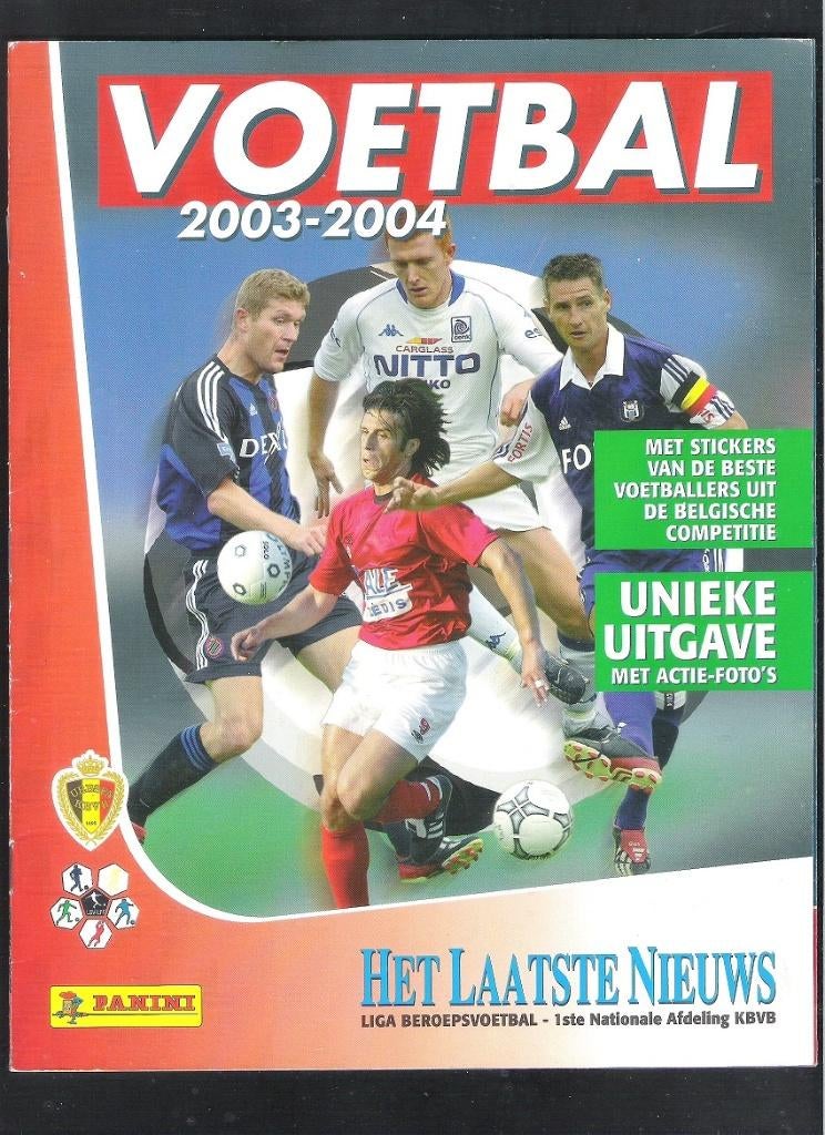 LIVRE D'AUTOCOLLANTS PANINI - FOOTBALL 2003-2004 - COMPLET, Enlèvement, Comme neuf, Album d'images