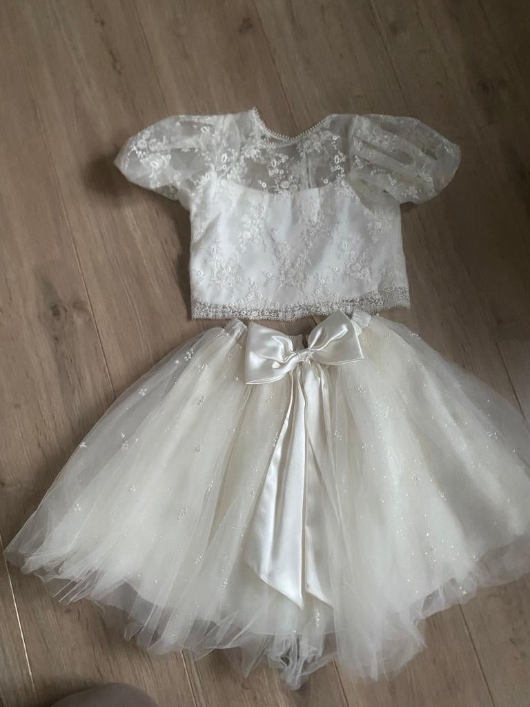 Linea rafaelli top en rok meisje 8j, Enlèvement ou Envoi, Ensemble, Comme neuf, Linea Raffaelli