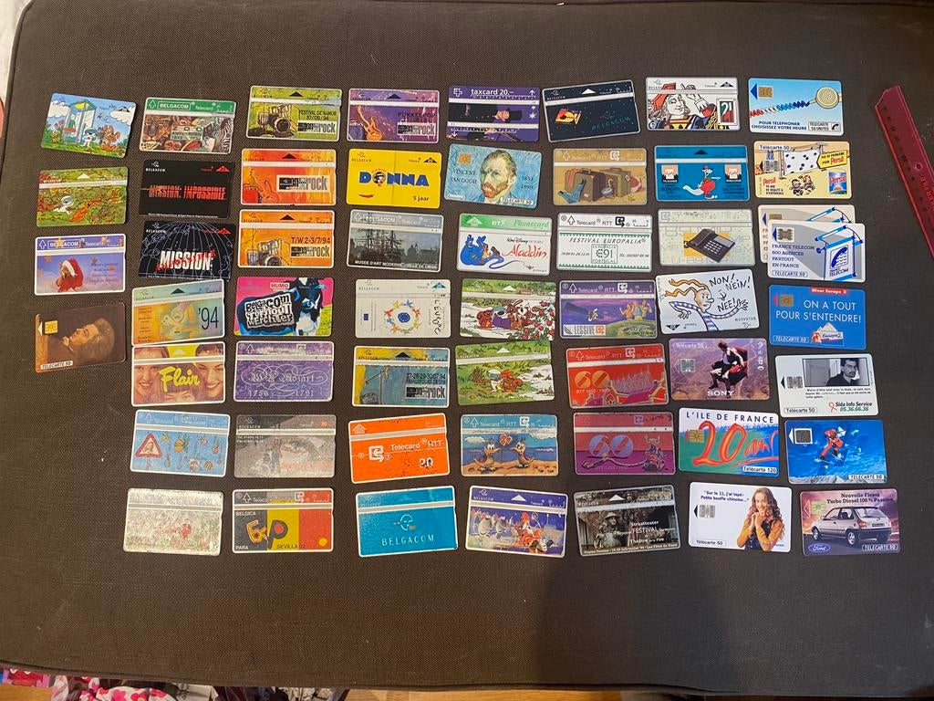 Lot de 54 cartes de téléphone, Enlèvement ou Envoi