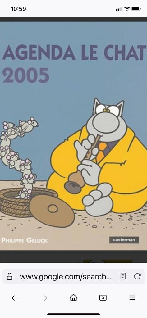 JE CHERCHE Agendas de bureau Le Chat, Enlèvement ou Envoi, Comme neuf