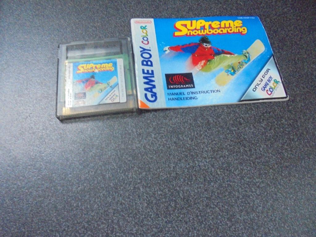 Game boy color Supreme Snowboarding (orig), Consoles de jeu & Jeux vidéo, Jeux | Nintendo Game Boy, Enlèvement ou Envoi, Utilisé
