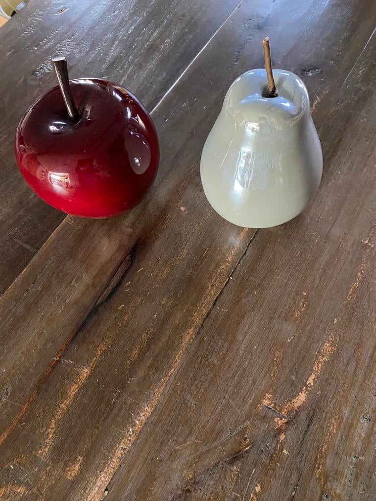 Decoratie appel en peer, Huis en Inrichting, Ophalen, Zo goed als nieuw