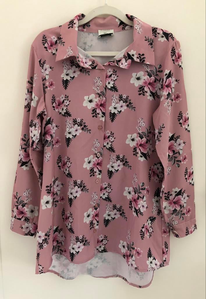 Blouse à ruban Terra di Siena taille 40/42, Terra di Siena, Enlèvement ou Envoi, Comme neuf, Rose