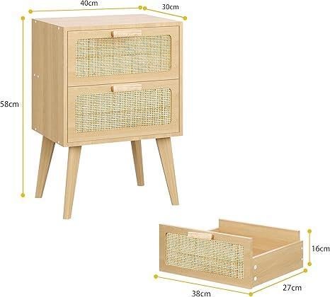 Rotan Nachtkastje | GRATIS LEVERING, -, Verzenden, -, Nieuw
