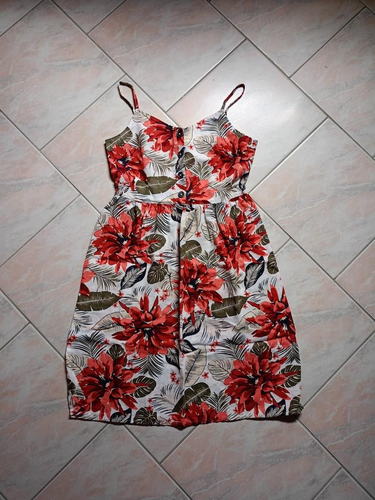 Jurk met bloemen, Maat 38/40 (M), Verzenden, Esmara, Zo goed als nieuw