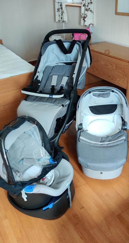 Poussette trio Chicco style go up, Enlèvement, Utilisé, Chicco