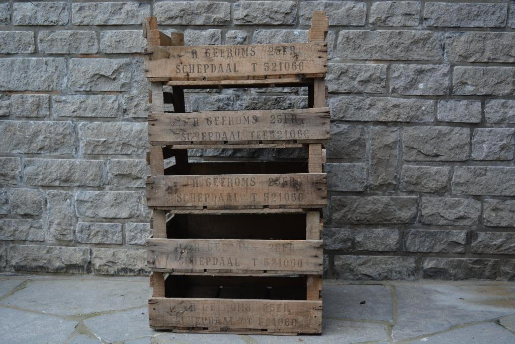 OUDE MELOEN FRUITKISTEN PAJOTTENLAND, Huis en Inrichting, Woonaccessoires | Kisten, Ophalen