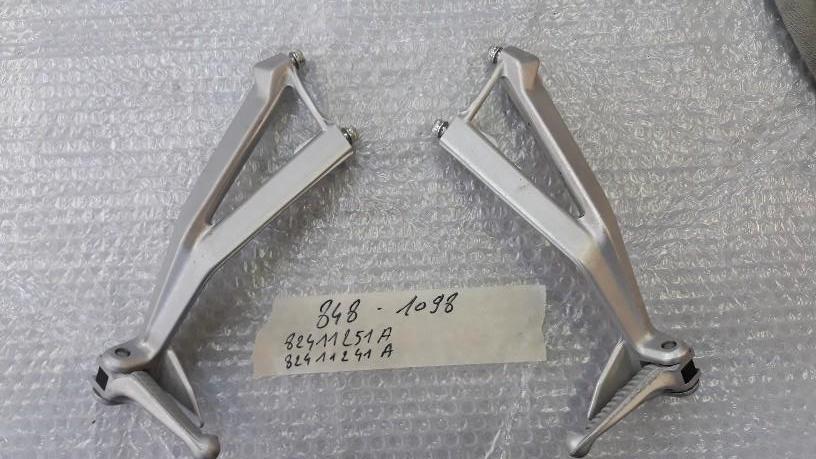 DUCATI 848-1098-1198 DUO VOETSTEUNEN, Motoren, DUCATI, Gebruikt, Ophalen of Verzenden, Jackierogier@outlook.be