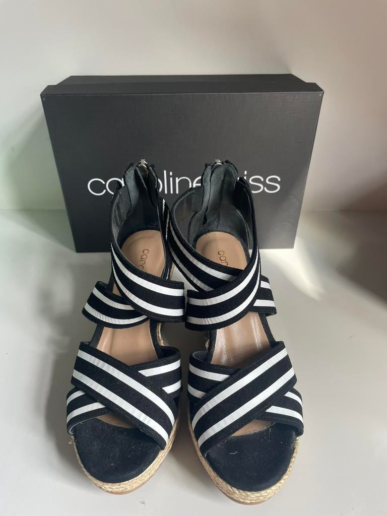 Sleehak Caroline Biss 36, Kleding | Dames, Zwart, Ophalen of Verzenden, Zo goed als nieuw, Caroline Biss