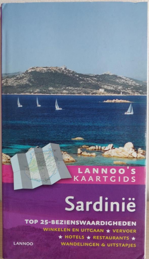 Lannoo's Kaartgids Sardinië, Boeken, Reisgidsen, Europa, Nieuw, Reisgids of -boek, Lannoo