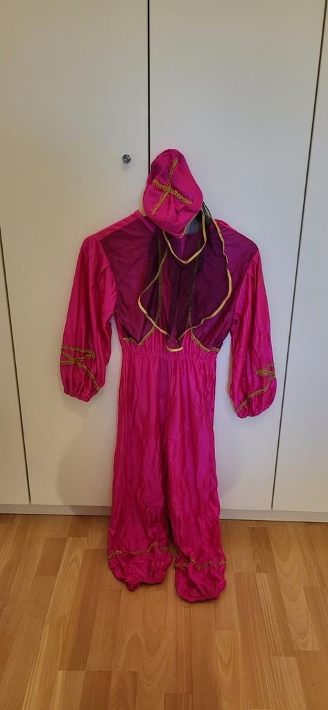 roze carnavals pakje met hoedje, Kinderen en Baby's, Carnavalskleding en Verkleedspullen, Ophalen of Verzenden, Gebruikt