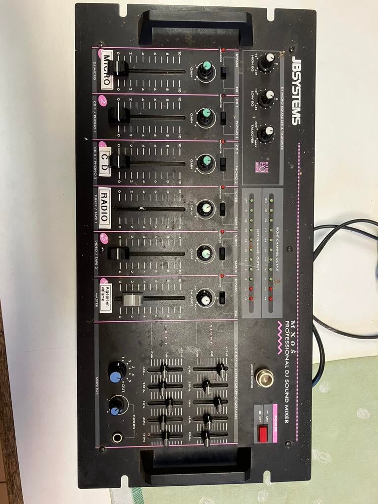 Mengpaneel JBsystems MX05, Muziek en Instrumenten, Ophalen, Gebruikt, 5 tot 10 kanalen, Microfooningang